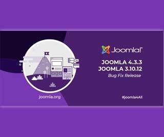Joomla! 4.3.3 en 3.10.12 zijn beschikbaar